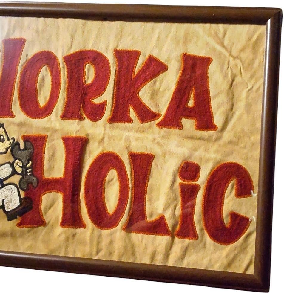 刺繍フレーム A3 WORKAHOLIC チェーンステッチ ビンテージ チェーン